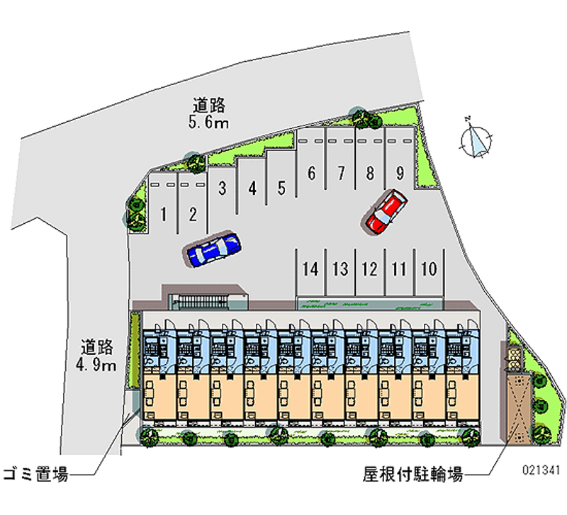 レオパレス天上野 月極駐車場