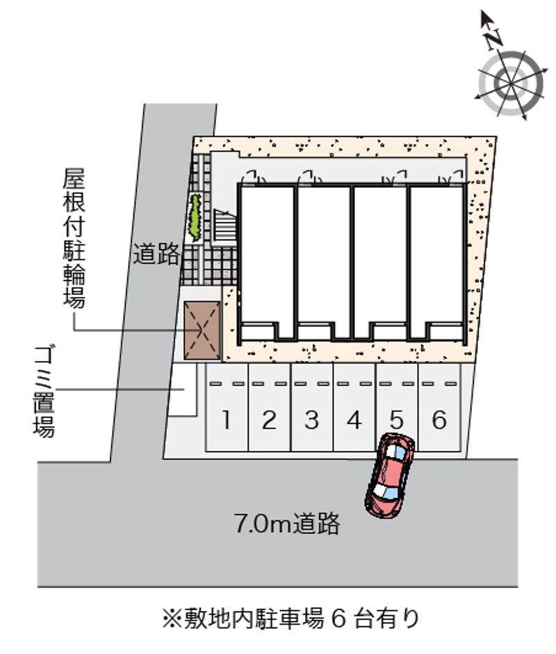 クレイノ熊切 配置図