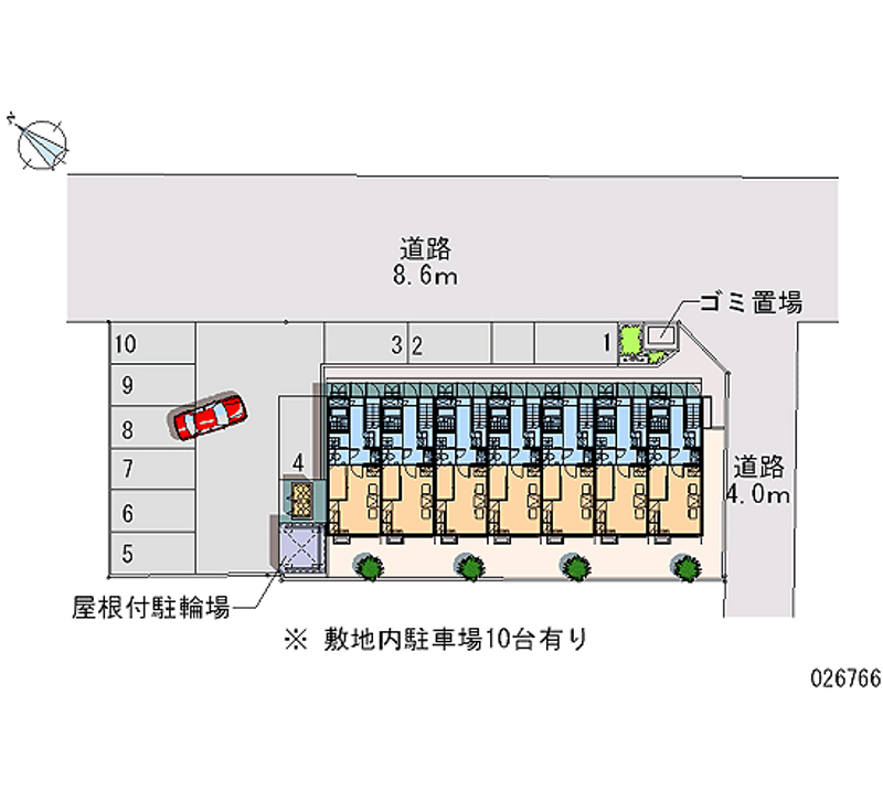 26766月租停車場