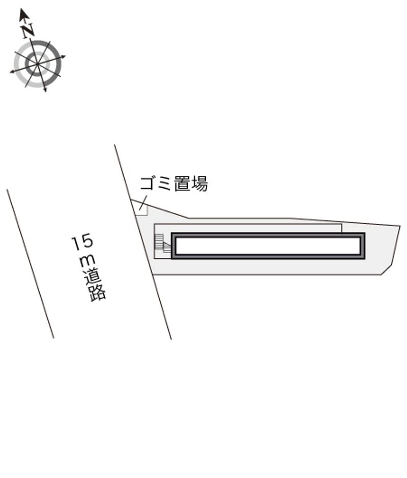 レオパレスフォレストヒル 配置図