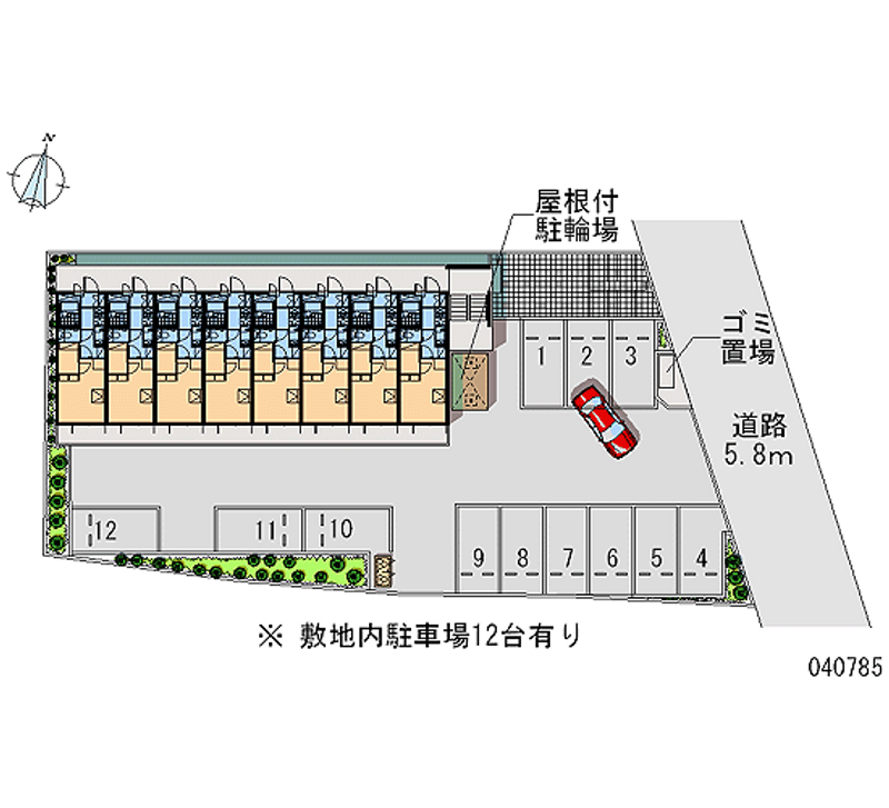 レオパレス丸岡 月極駐車場