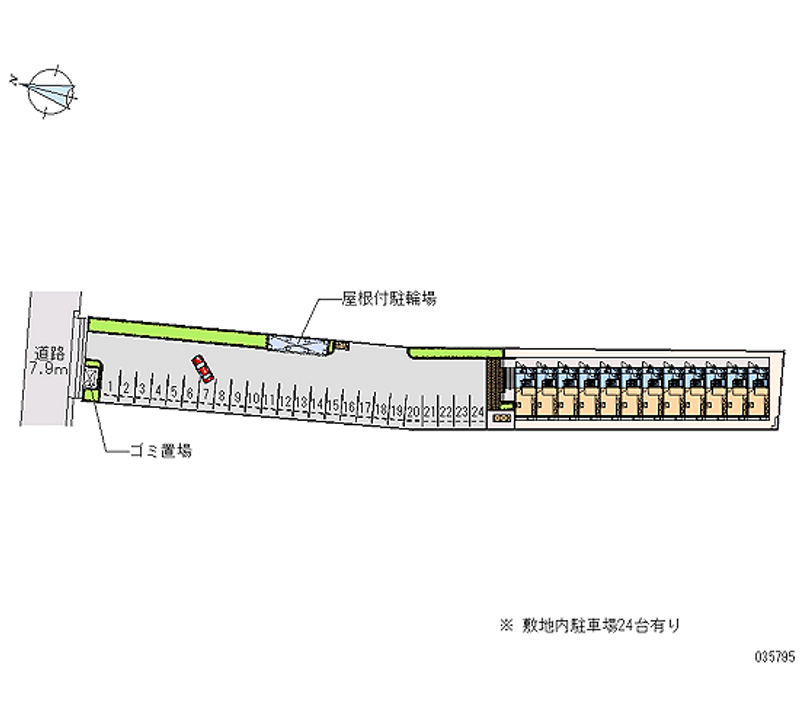 35795 bãi đậu xe hàng tháng