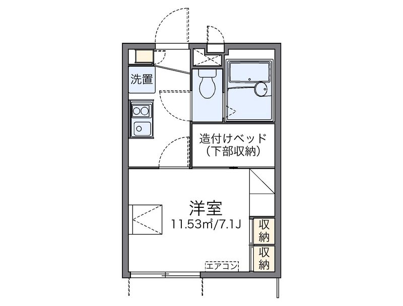 leopalace Yushima Second Floor plan