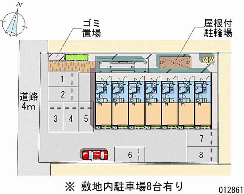 レオパレスセイカ 月極駐車場