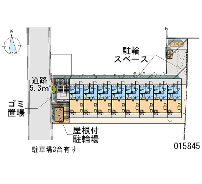 レオパレスタウンディ 区画図