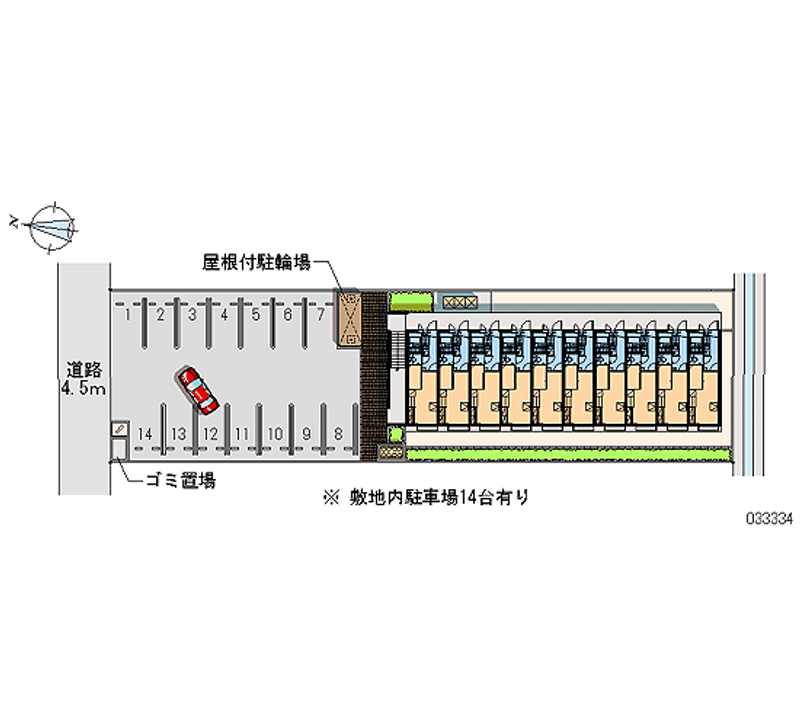 33334月租停車場