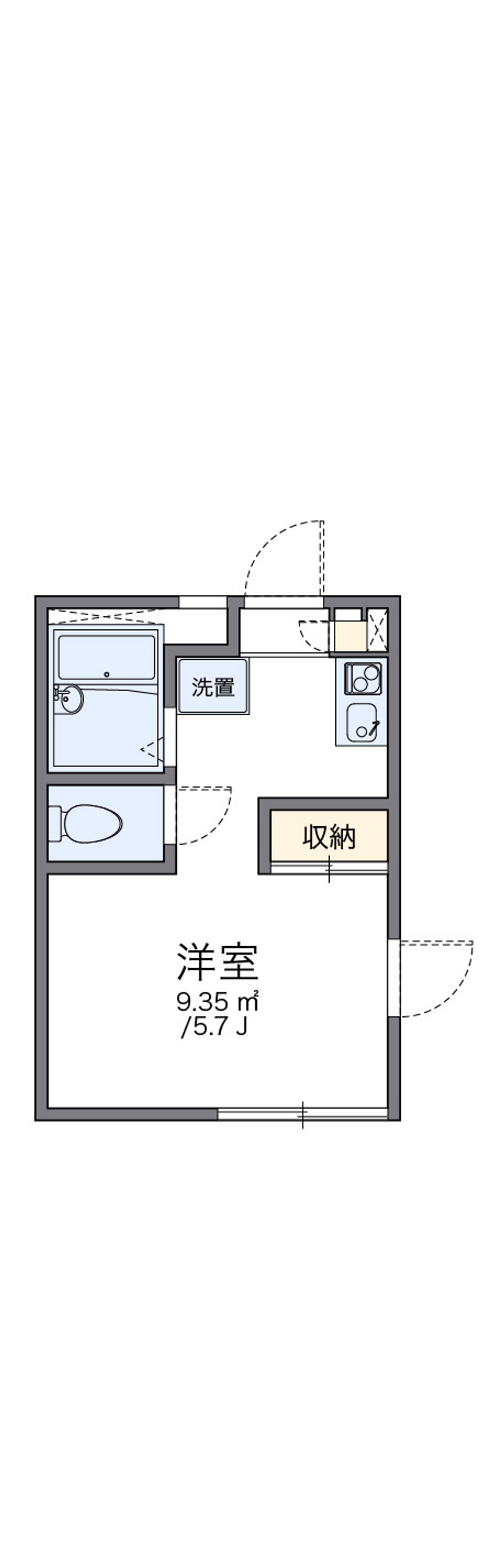 leopalace Hiyoshicho Floor plan