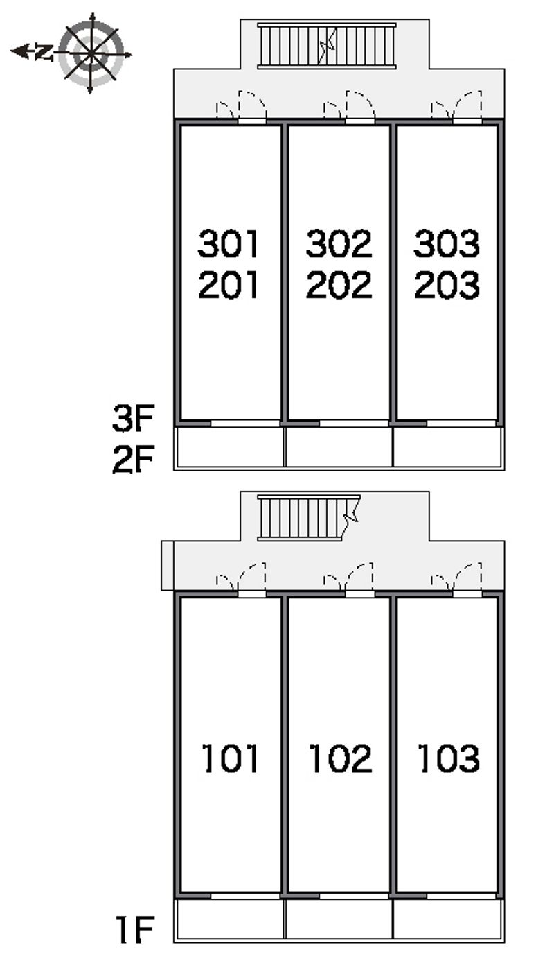 レオパレスＡＭＩ 間取配置図