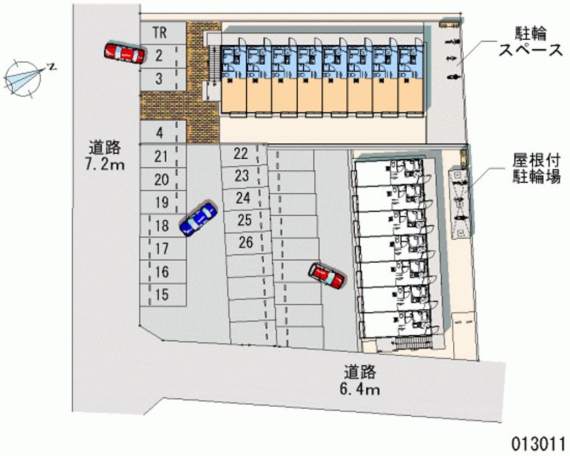 13011 Monthly parking lot