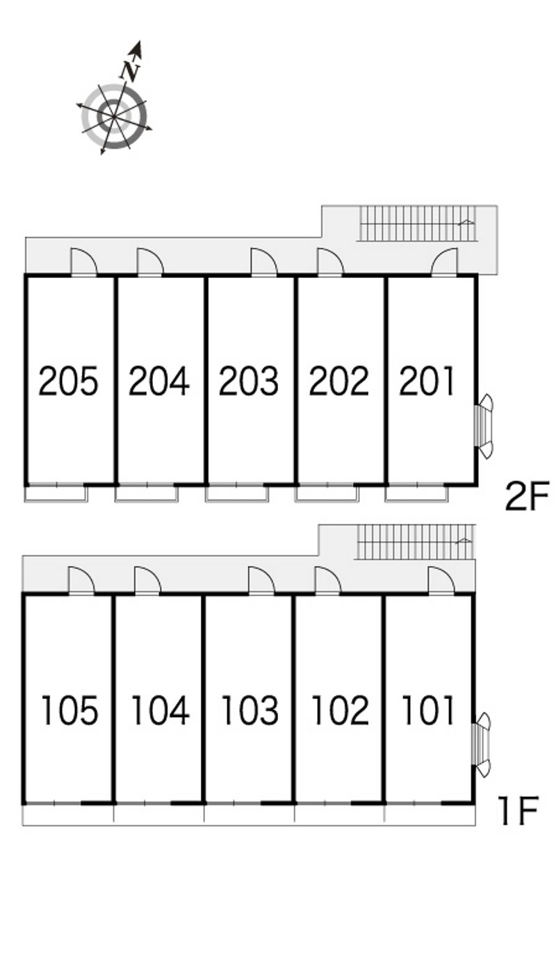 leopalace Ikeda Shimo I 户型布局图