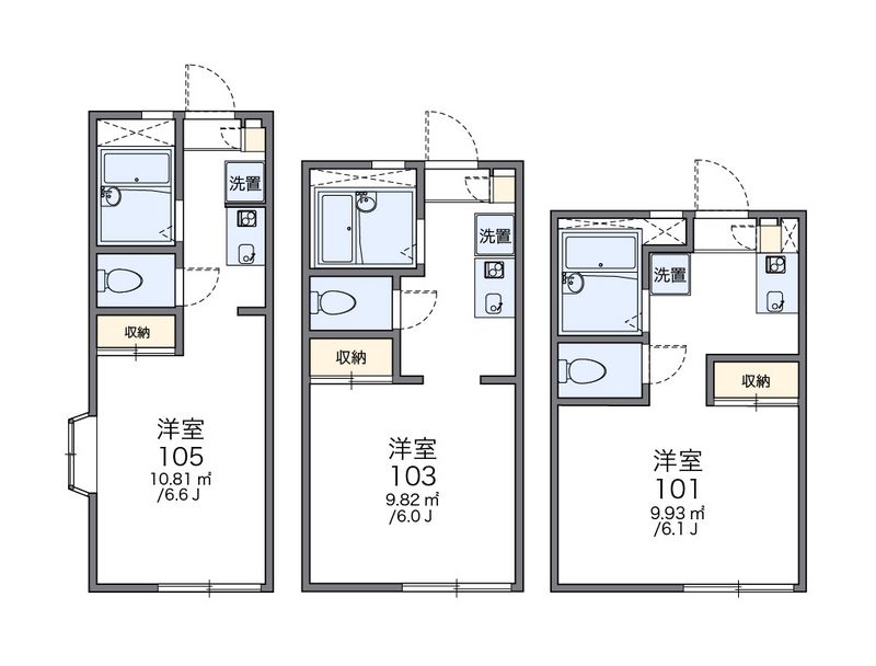 レオパレス横浜とつか 間取図