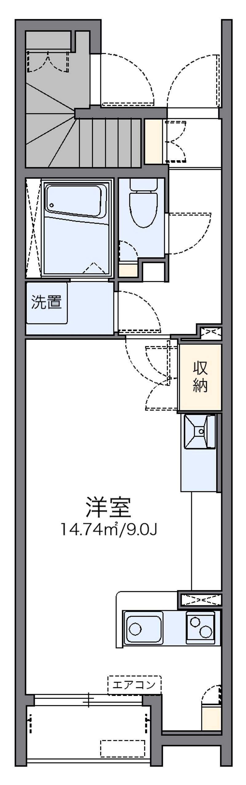レオネクストＮ２ 間取図