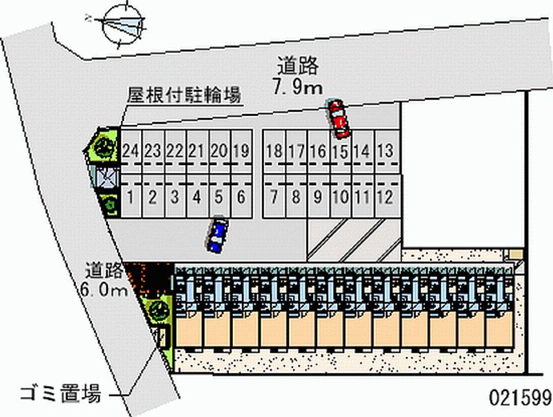 レオパレスステージ　栄華 月極駐車場