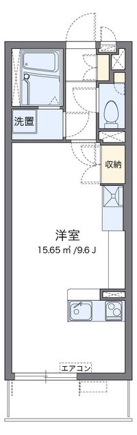 ミランダハピネスルームＮｏ１２ 間取り図