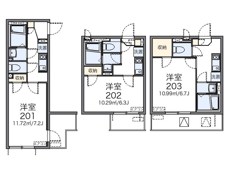 レオネクストパラシオ 間取図