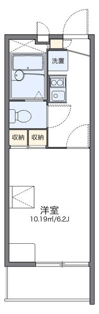 レオパレス下連雀 間取り図