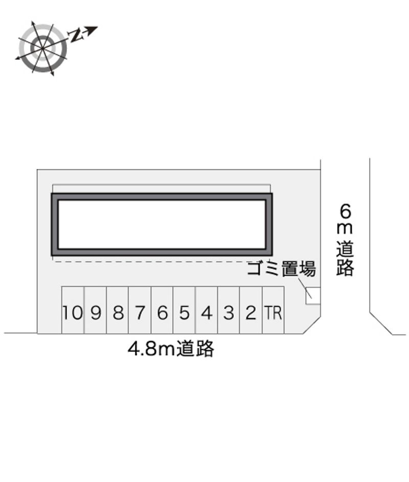 レオパレスエルマインズ 駐車場