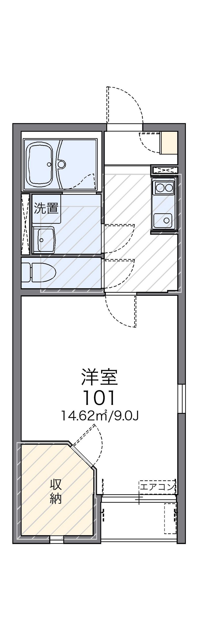 レオネクストさくら 間取図