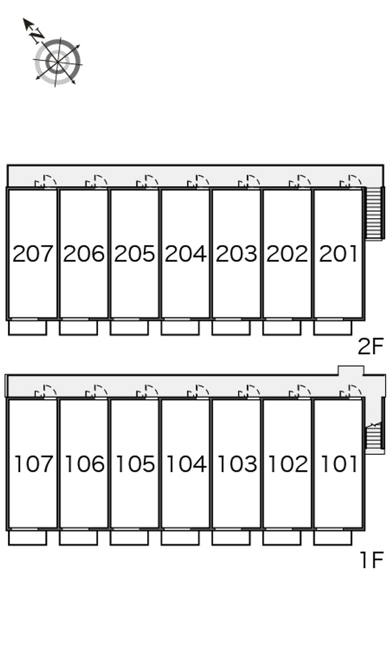MIRANDA Green Park Kaizuka 평면 배치도