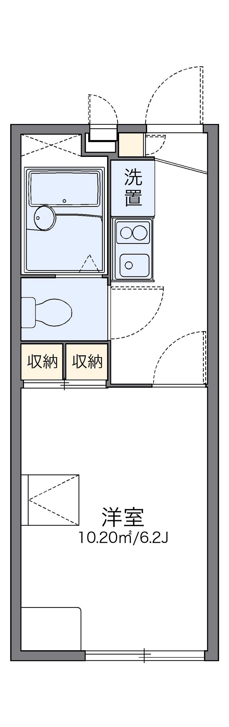 レオパレスＦ・Ｃ 間取図