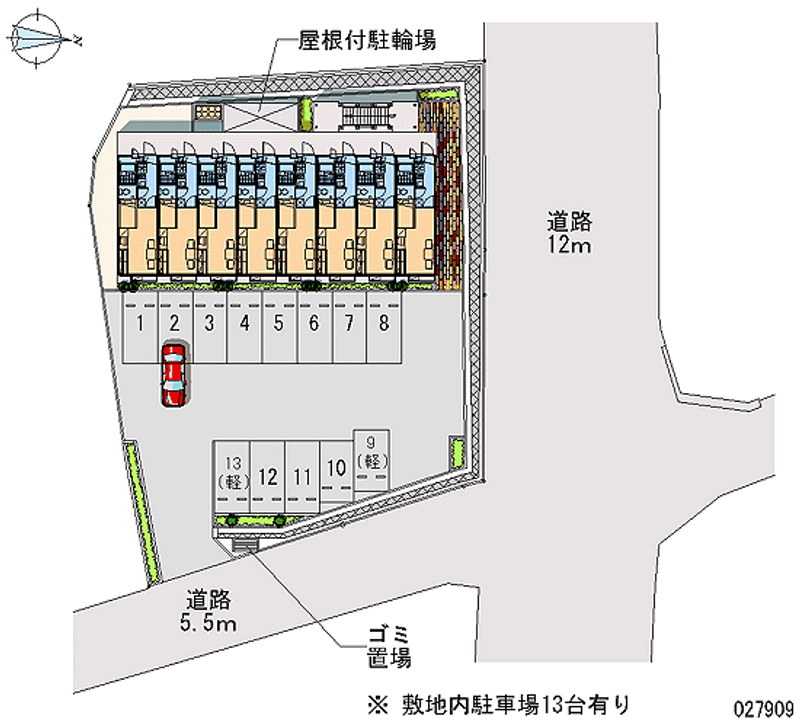 27909 Monthly parking lot