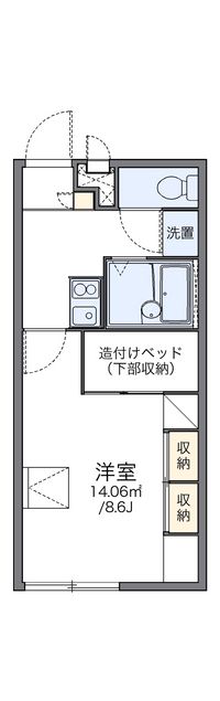 レオパレスひまわり 間取り図