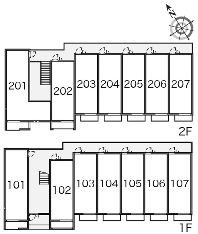 レオネクストスマイルタウンⅡ 間取り配置図