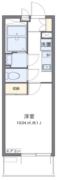 レオパレスガーデンハウス　Ｗ 間取り図