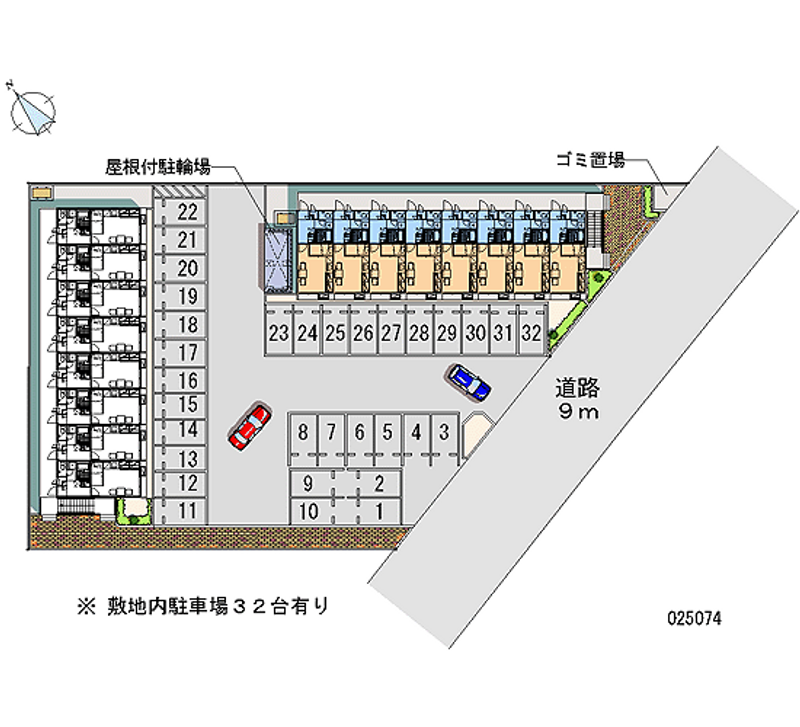 25074月租停车场