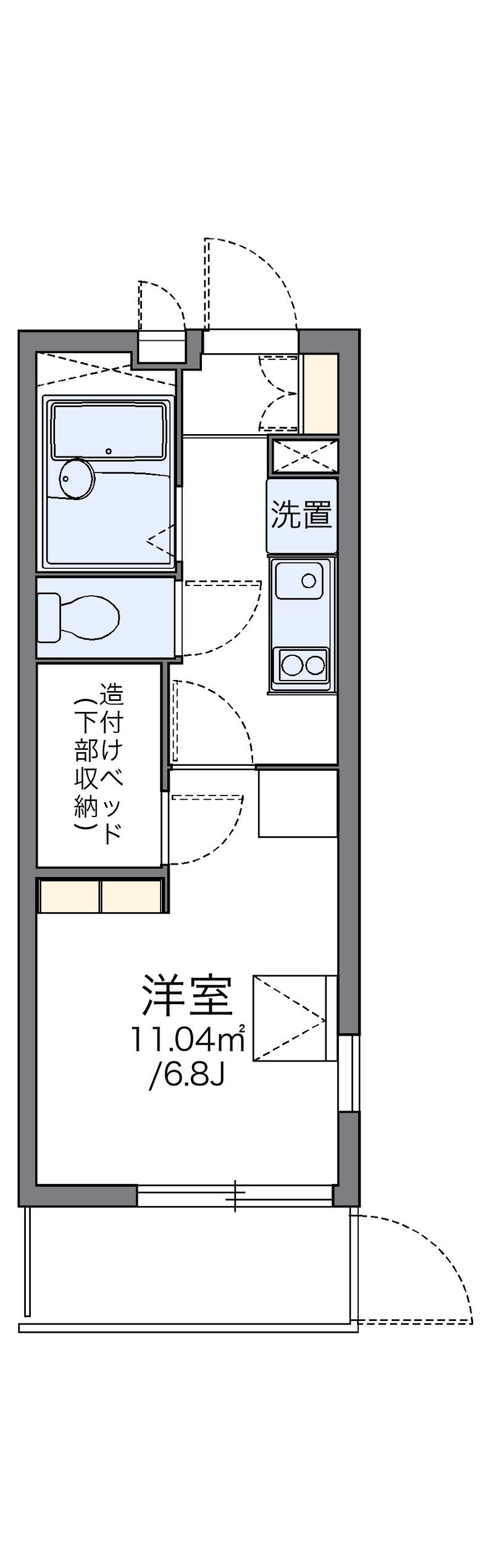 leopalace Cure Yokohama Floor plan