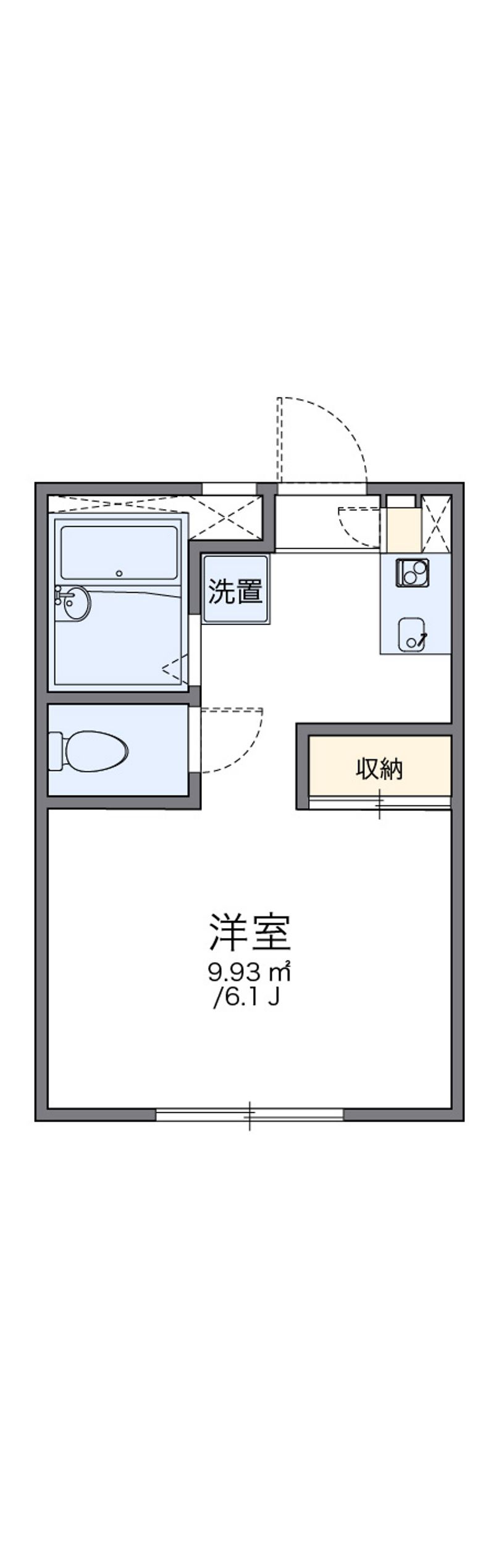 レオパレスセゾン 間取図