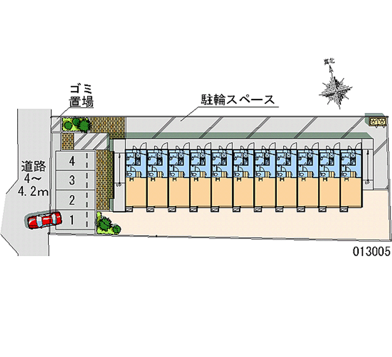 13005 bãi đậu xe hàng tháng