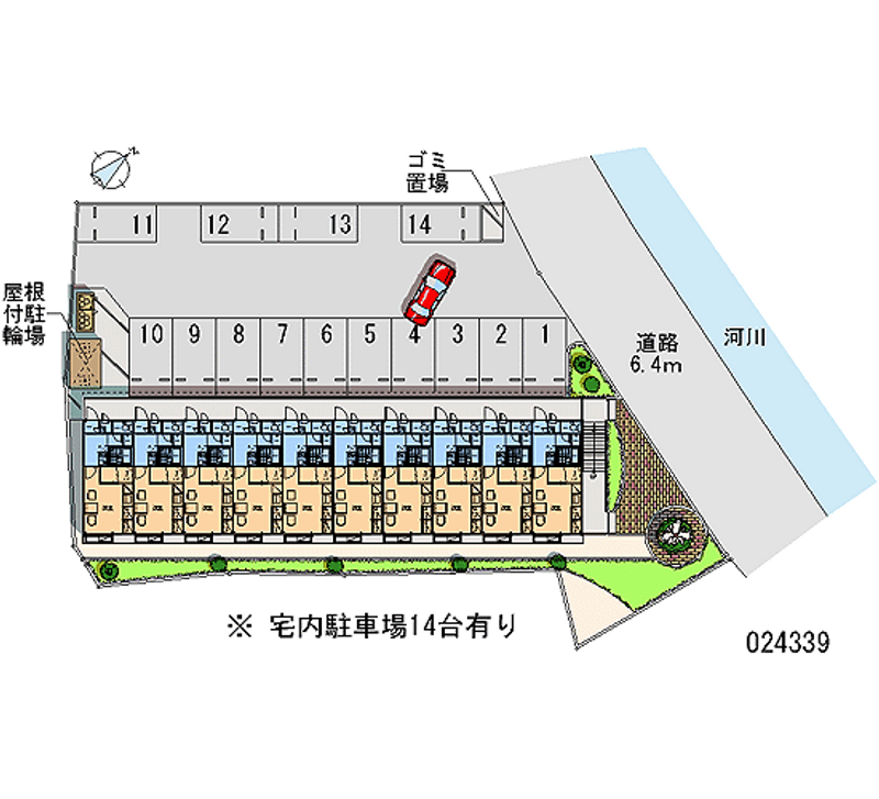 レオパレスＴＯＡ　４８ 月極駐車場