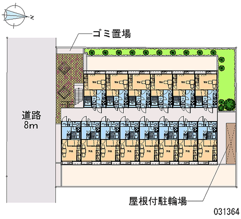 レオパレスユピテル 区画図