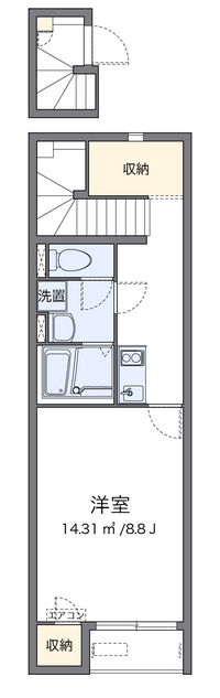 クレイノプルメリア２３ 間取り図