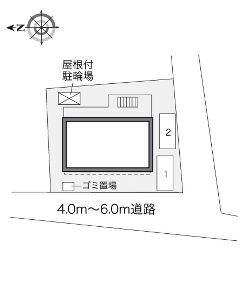 レオパレスグレースＹＯＧＩ 配置図