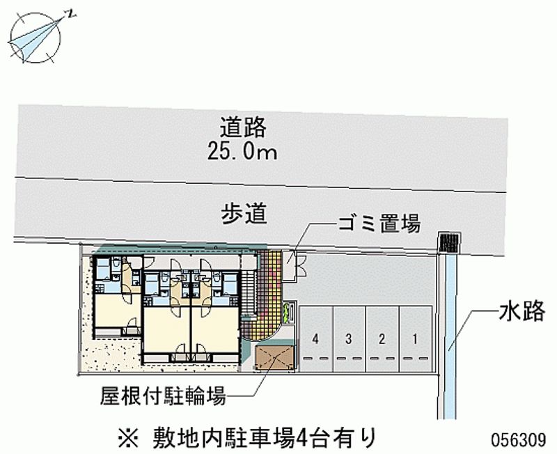 クレイノ堀内Ⅳ 月極駐車場