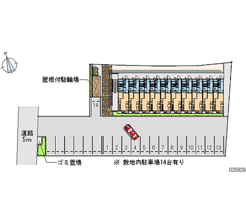 25829 Monthly parking lot