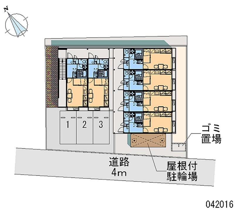 レオパレスササコエ 区画図