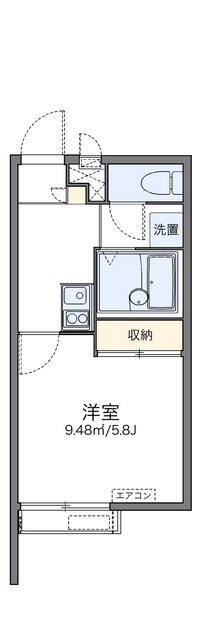 レオパレスＳＥＩＺＡＮⅡ 間取り図