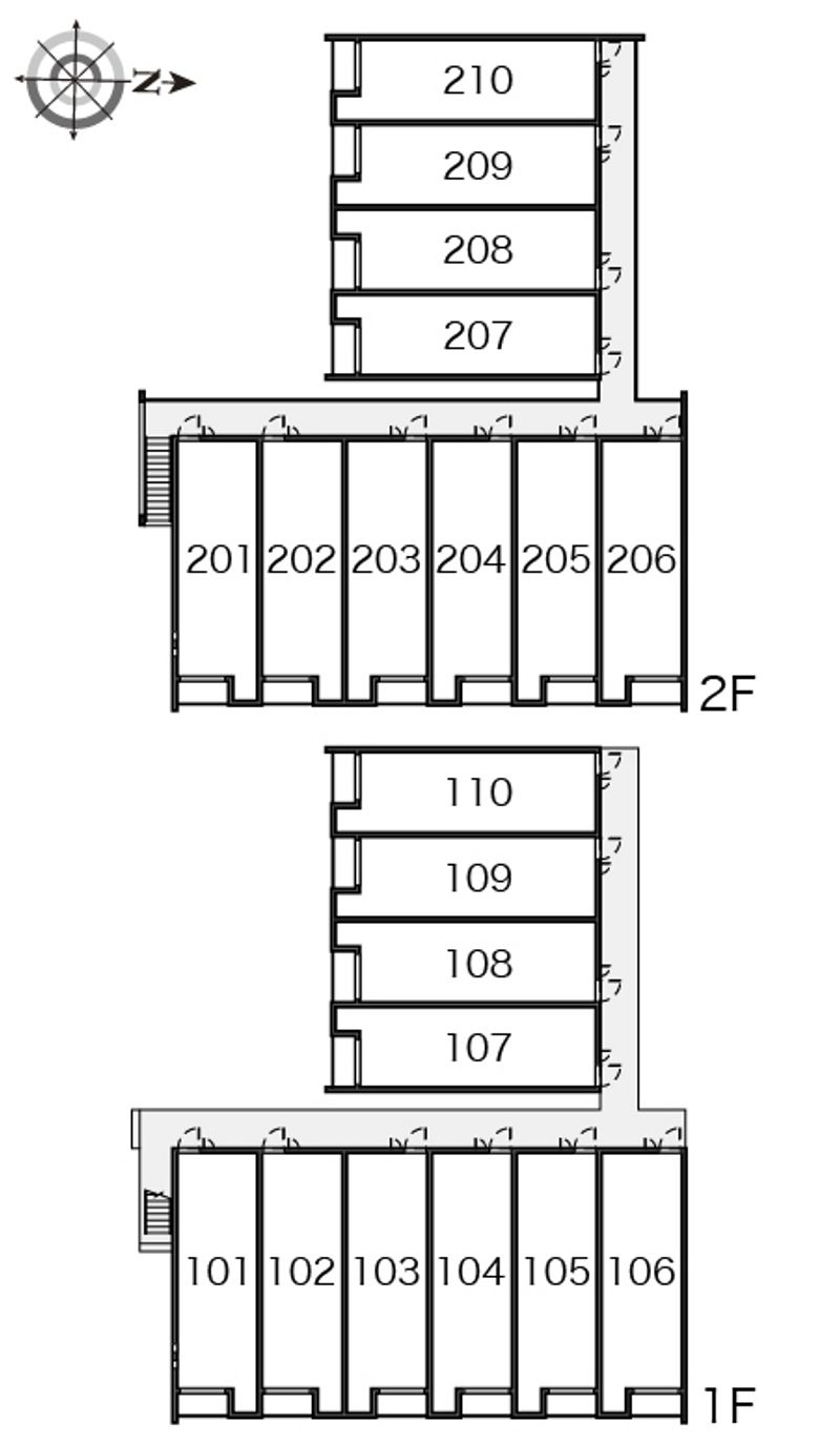 クレイノシャイン万倍 間取配置図