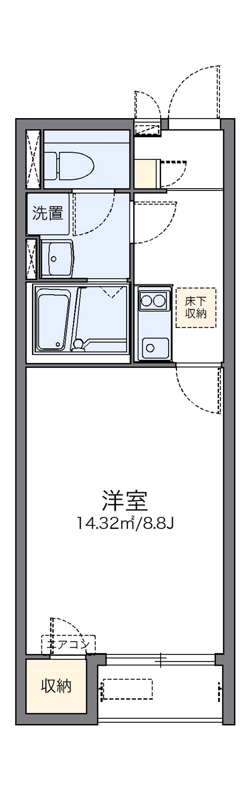 レオネクスト下新庄 間取図