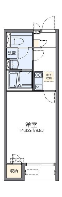 レオネクスト下新庄 間取り図