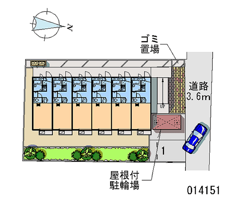 14151 Monthly parking lot