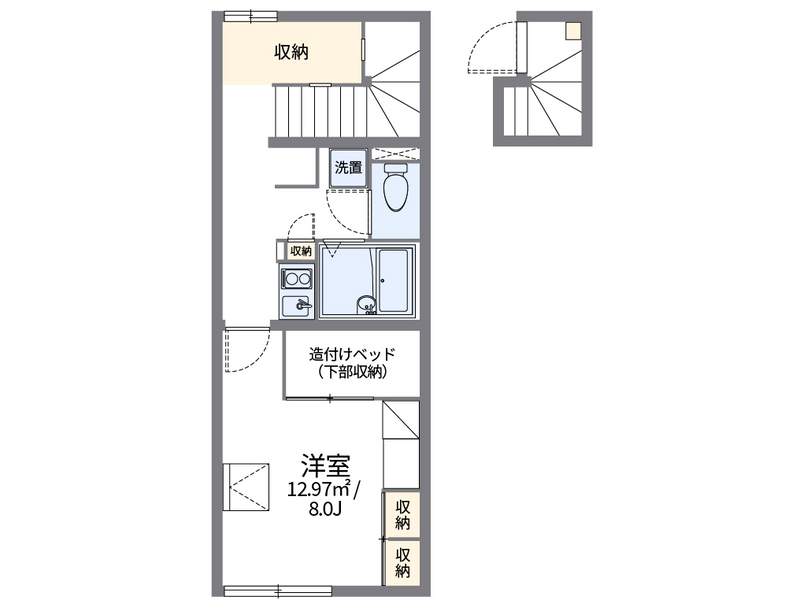 レオパレストロイメライ 間取図