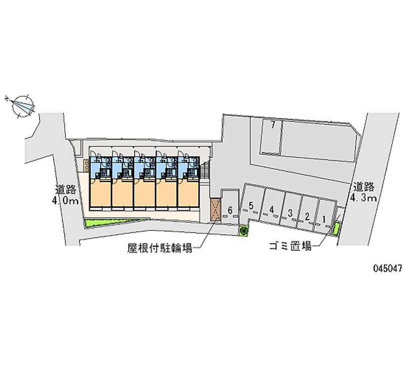 レオパレスハイラック 月極駐車場