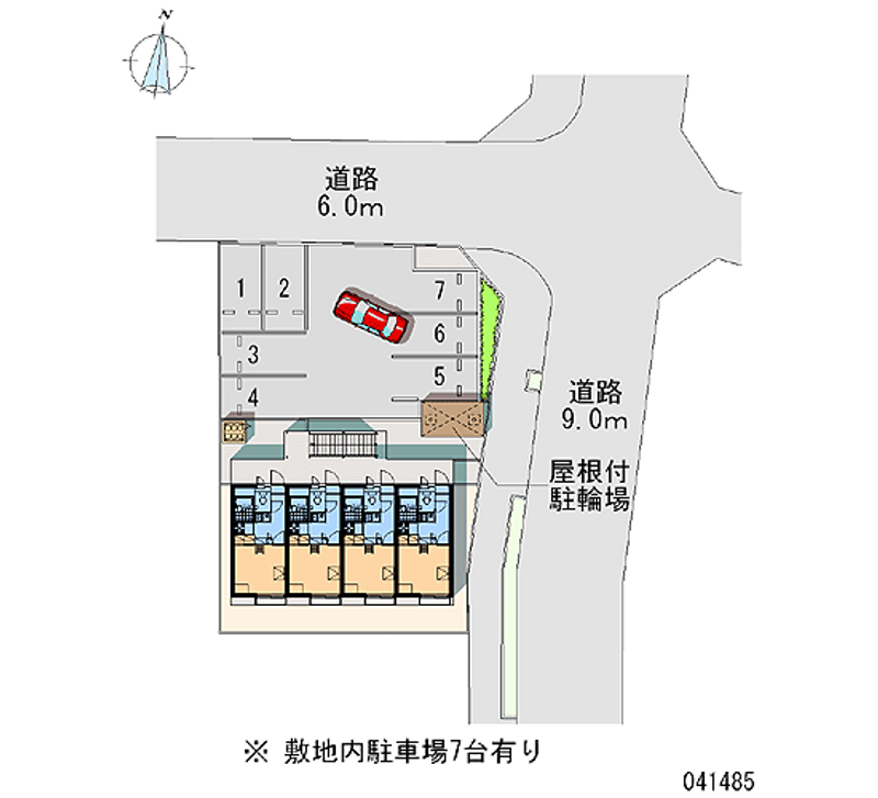 レオパレスマユリカⅤ 月極駐車場