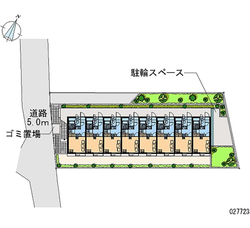 レオパレスアイリス 区画図