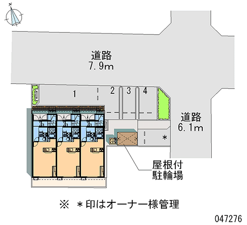 レオネクスト大江 月極駐車場