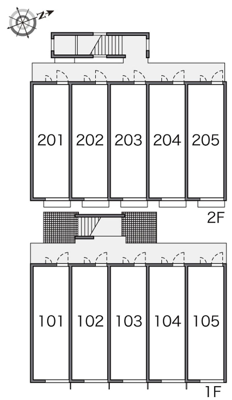 レオパレスｓｋｙ 間取配置図